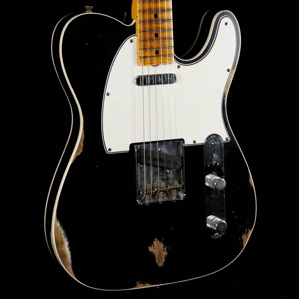 Fender Custom Shop 2019 '65 Telecaster Custom Relic Aged Black — 7