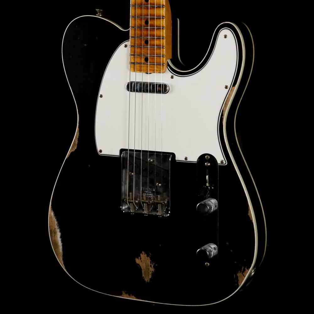 Fender Custom Shop 2019 '65 Telecaster Custom Relic Aged Black — 8