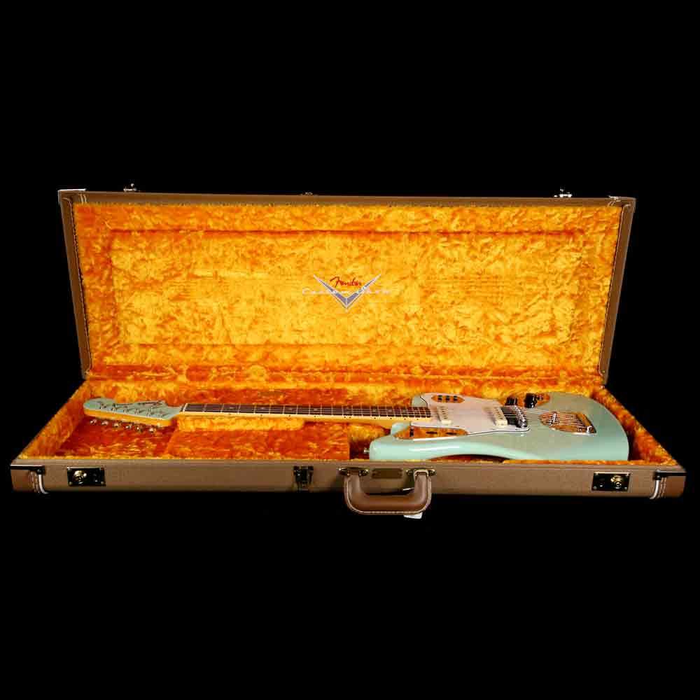Fender Custom Shop '64 Jaguar Lush Closet Classic Aged Surf Green with Matching Headstock — 10