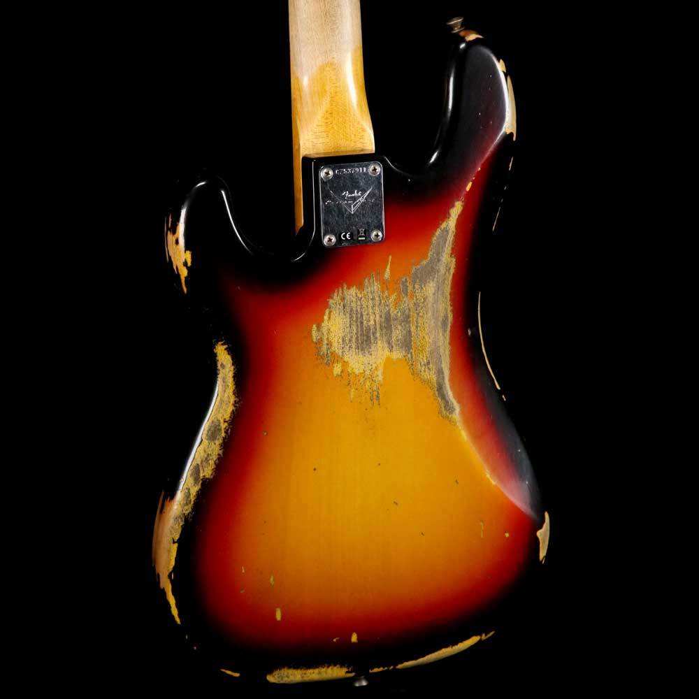 Fender Custom Shop '60 Precision Bass 2019 Heavy Relic 3-Color Sunburst — 9