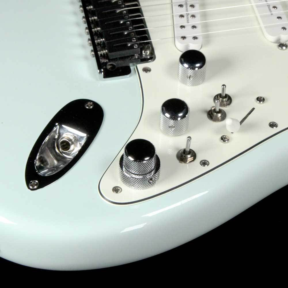 Fender American Standard Stratocaster Sonic Blue with Synth Pickup and Roland GR-55 — 6