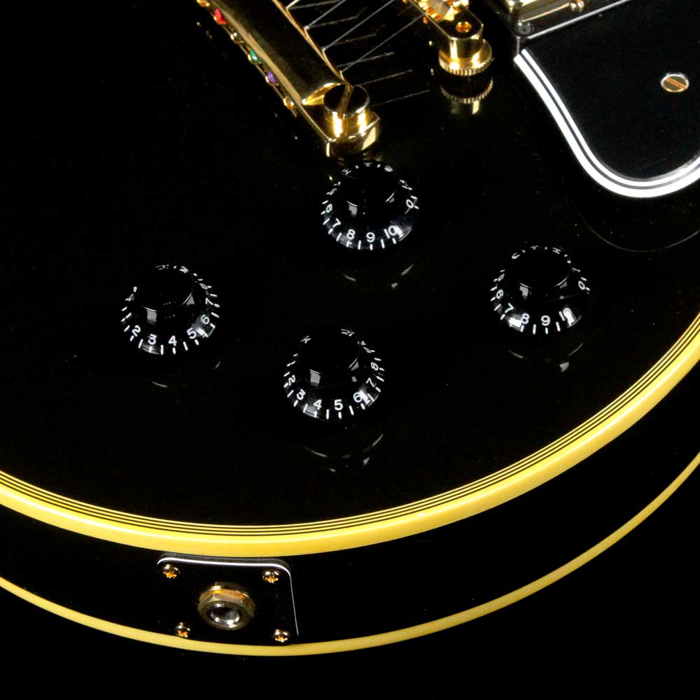 Gibson Custom Shop 1957 Les Paul Custom True Historic Reissue Ebony 2015 — 7