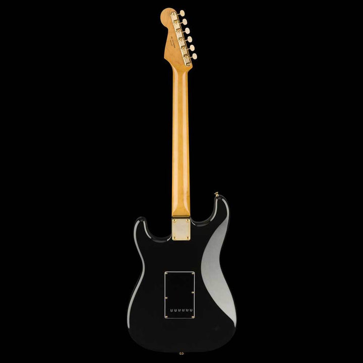 Fender MIJ Midnight Stratocaster Limited Edition Black with Matching Headstock