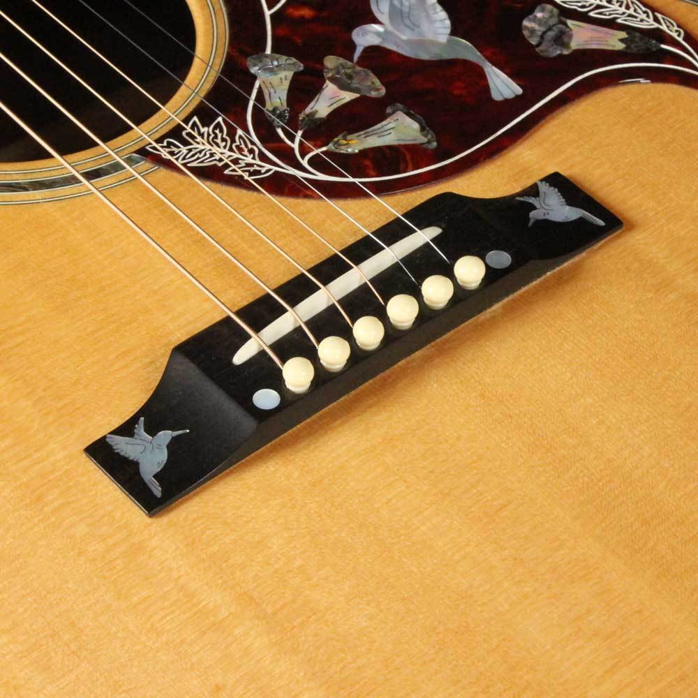 Gibson Hummingbird Custom Koa Acoustic Natural 2008 — 6