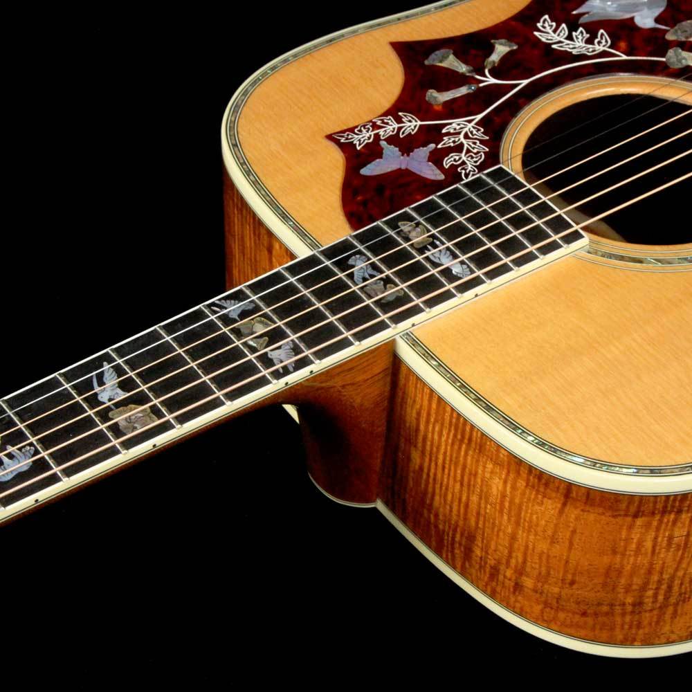 Gibson Hummingbird Custom Koa Acoustic Natural 2008 — 7