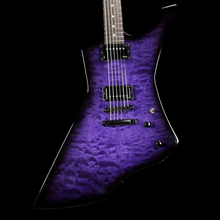 ESP James Hetfield Snakebyte Baritone See Thru Purple Sunburst