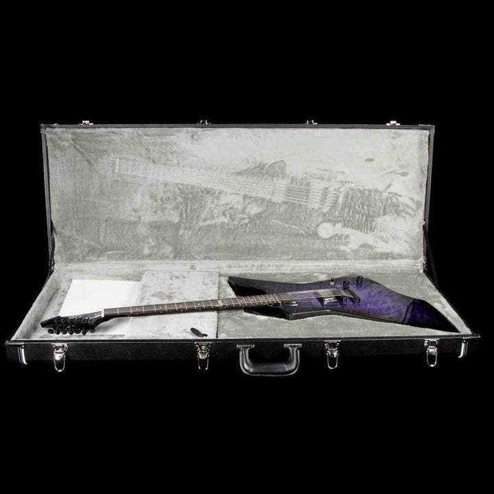 ESP James Hetfield Snakebyte Baritone See Thru Purple Sunburst