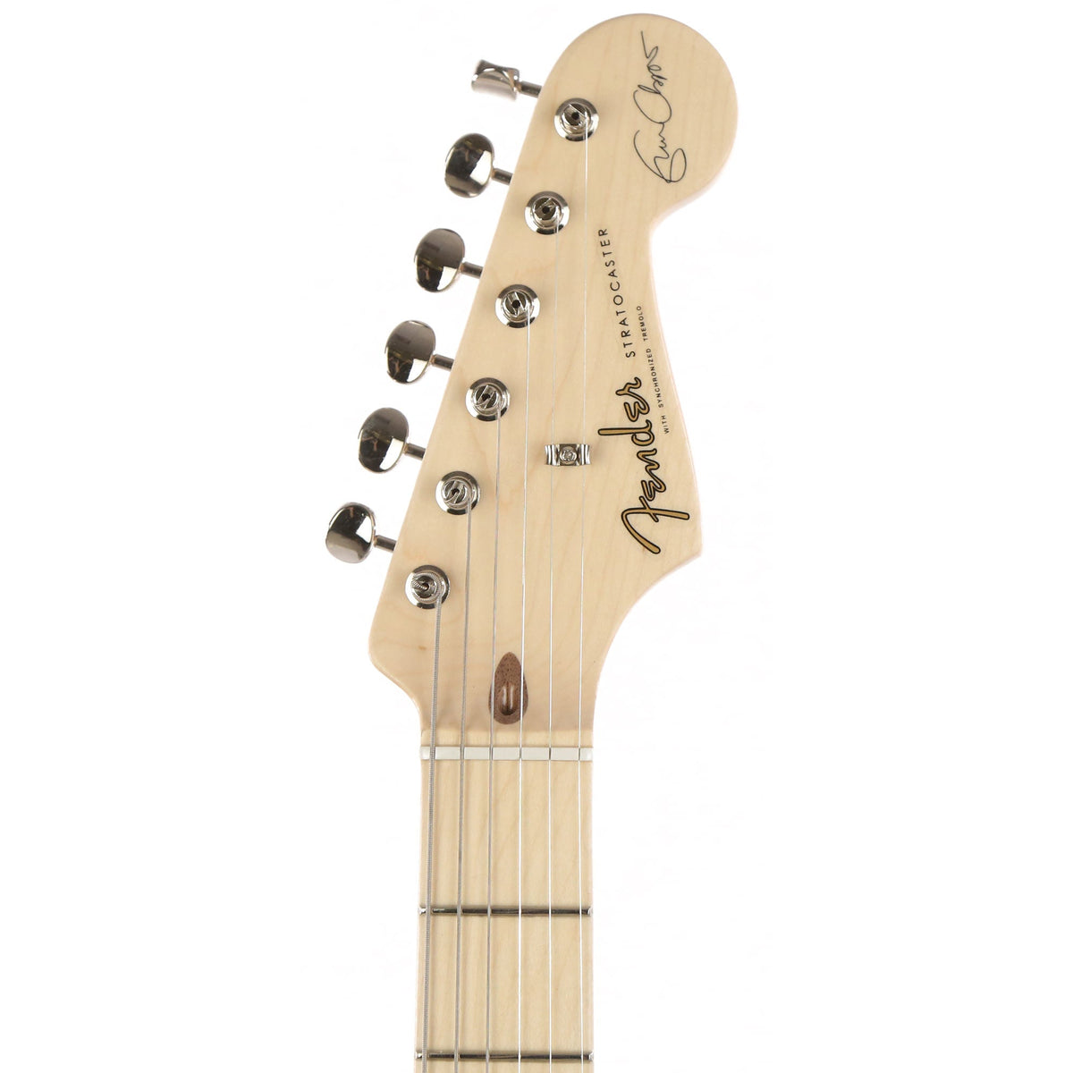Fender Artist Series Eric Clapton Stratocaster Electric Guitar Olympic White Used — 4