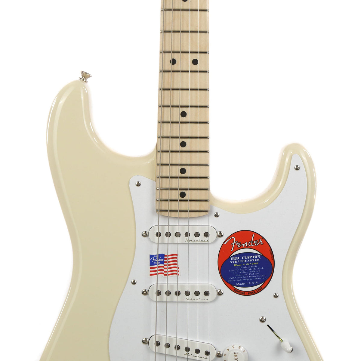Fender Artist Series Eric Clapton Stratocaster Electric Guitar Olympic White Used — 5