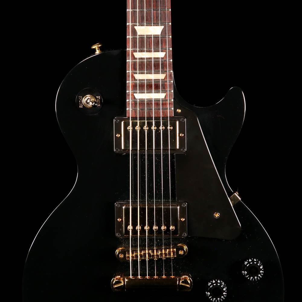 Gibson Les Paul Studio Black with Gold Hardware 2016 | The Music Zoo