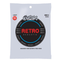 Martin Retro Acoustic Guitar Strings Light 12-54