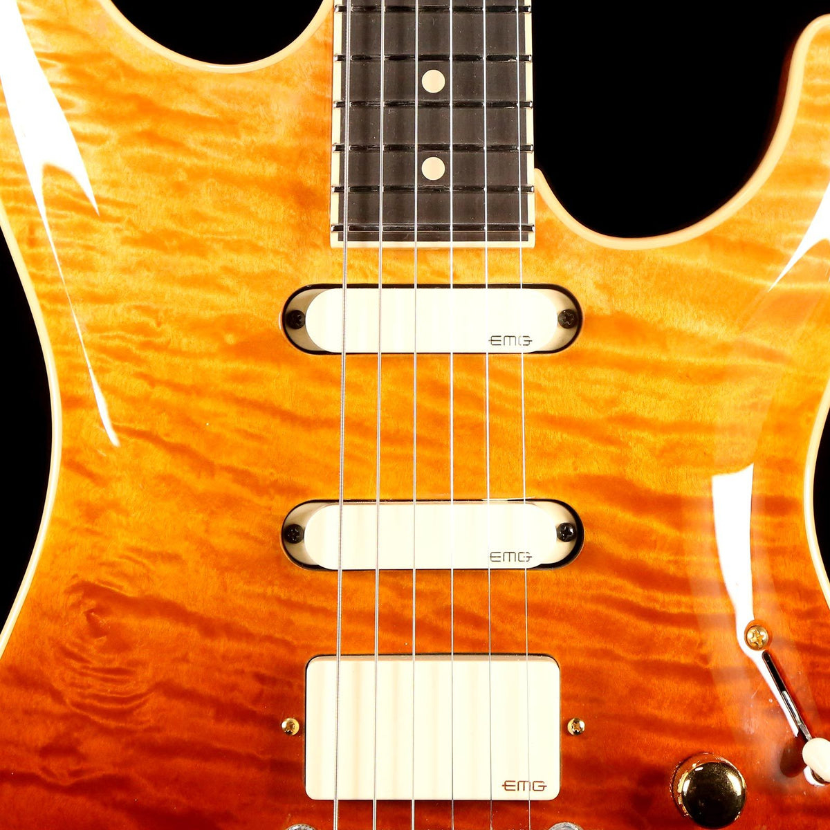 Suhr Standard Carve Top Trans Honey/Cherry 2014 — 5