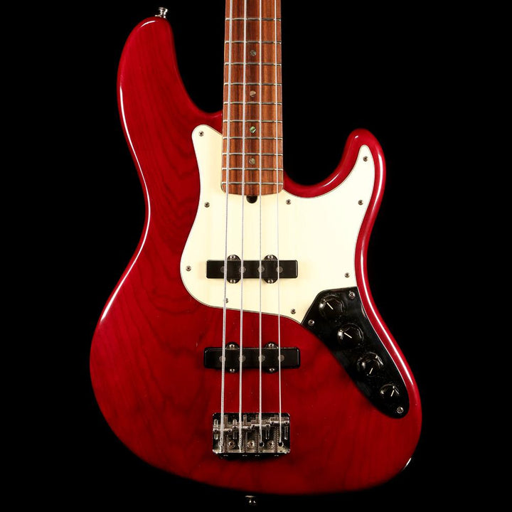 Fender American Deluxe Jazz Bass Transparent Red 1998