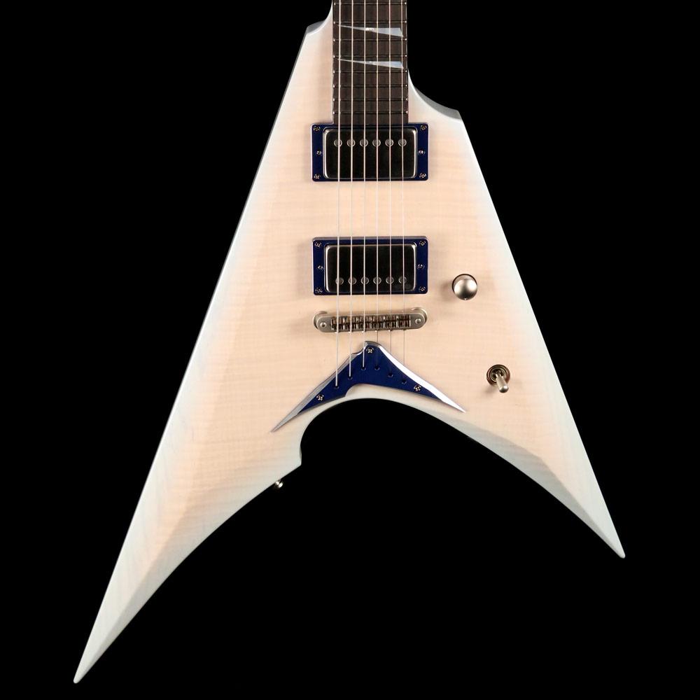 ESP Custom Shop Exhibition Limited Edition Arrow Blond with Blue Pearl Burst — 1