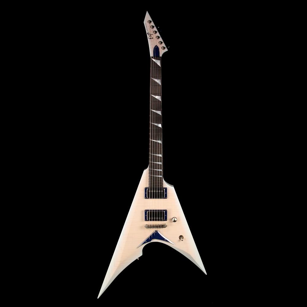 ESP Custom Shop Exhibition Limited Edition Arrow Blond with Blue Pearl Burst — 2