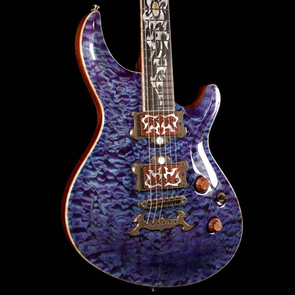 ESP Custom Shop Exhibition Limited Edition Mystique Deep Indigo Purple — 6