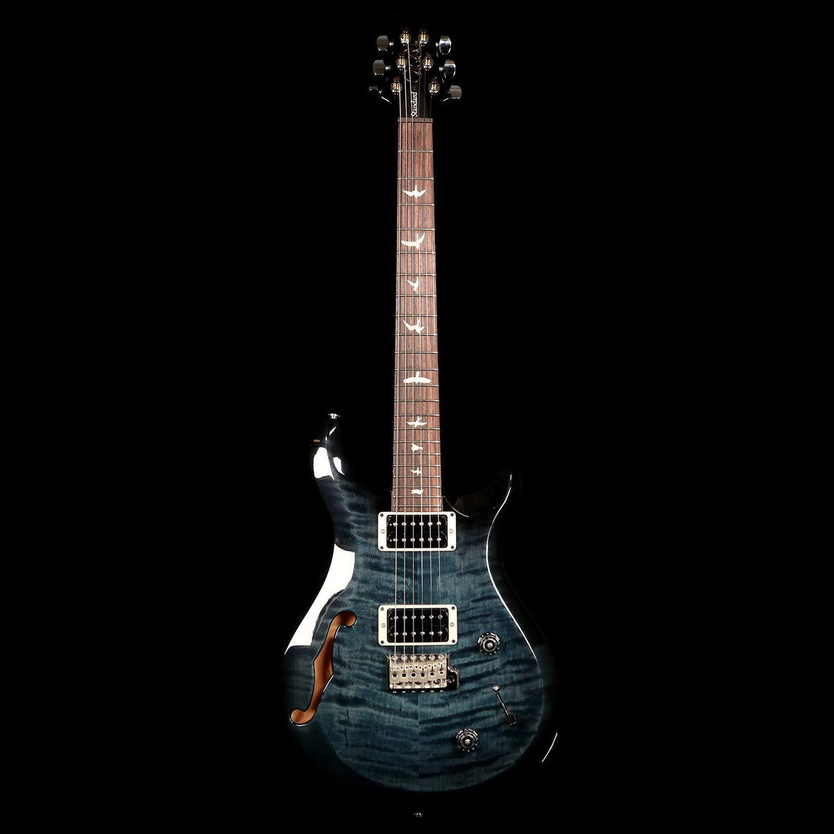PRS S2 Custom 22 Semi-Hollow Faded Blue Smokeburst — 2