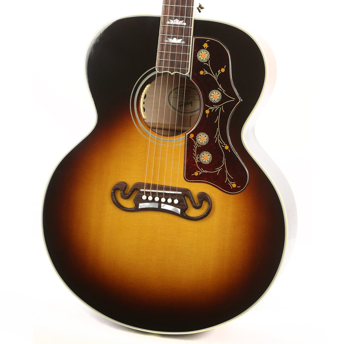 Gibson SJ-200 Standard Acoustic-Electric Vintage Sunburst — 6