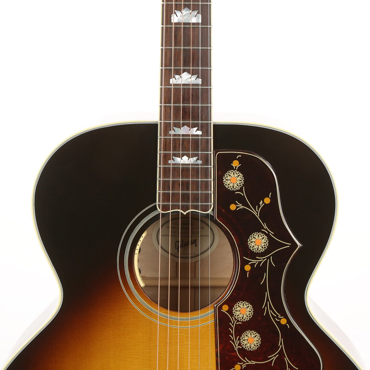 Gibson SJ-200 Standard Acoustic-Electric Vintage Sunburst — 7