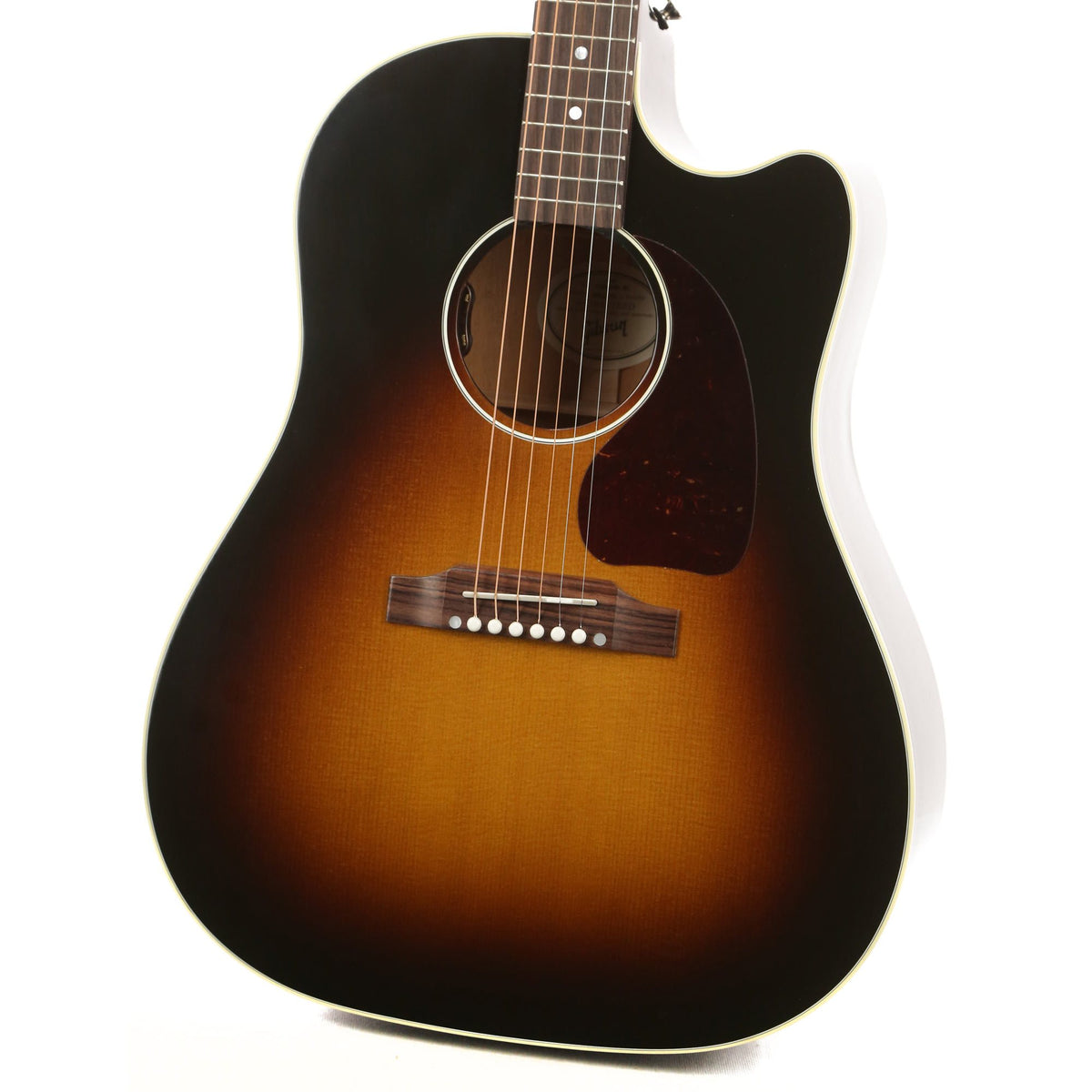 Gibson J-45 Cutaway Acoustic-Electric Vintage Sunburst — 6