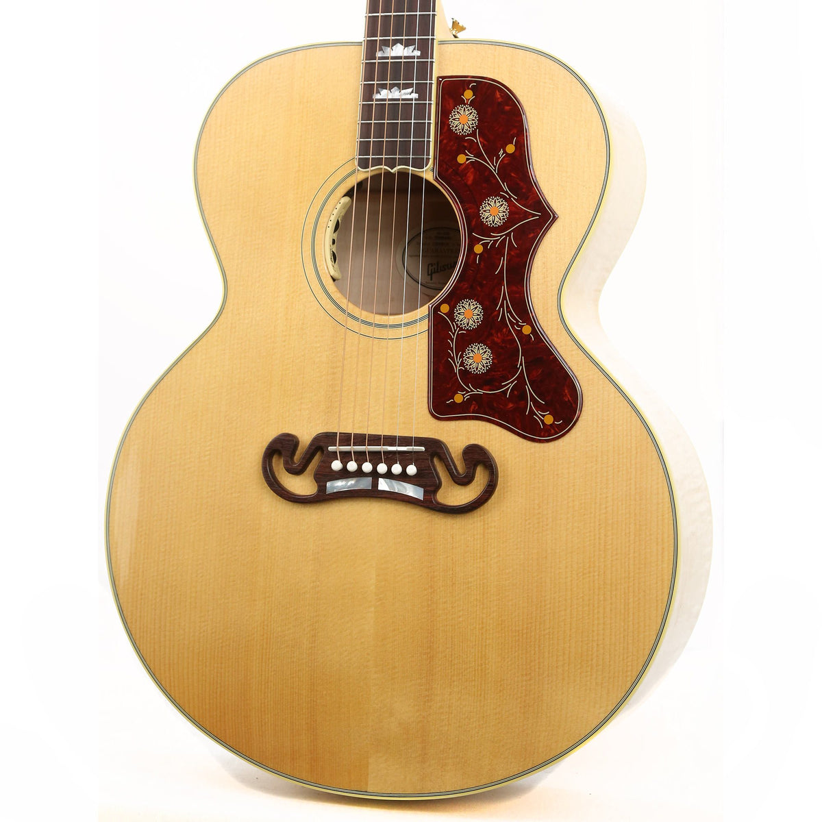 Gibson SJ-200 Standard Acoustic-Electric Antique Natural — 6