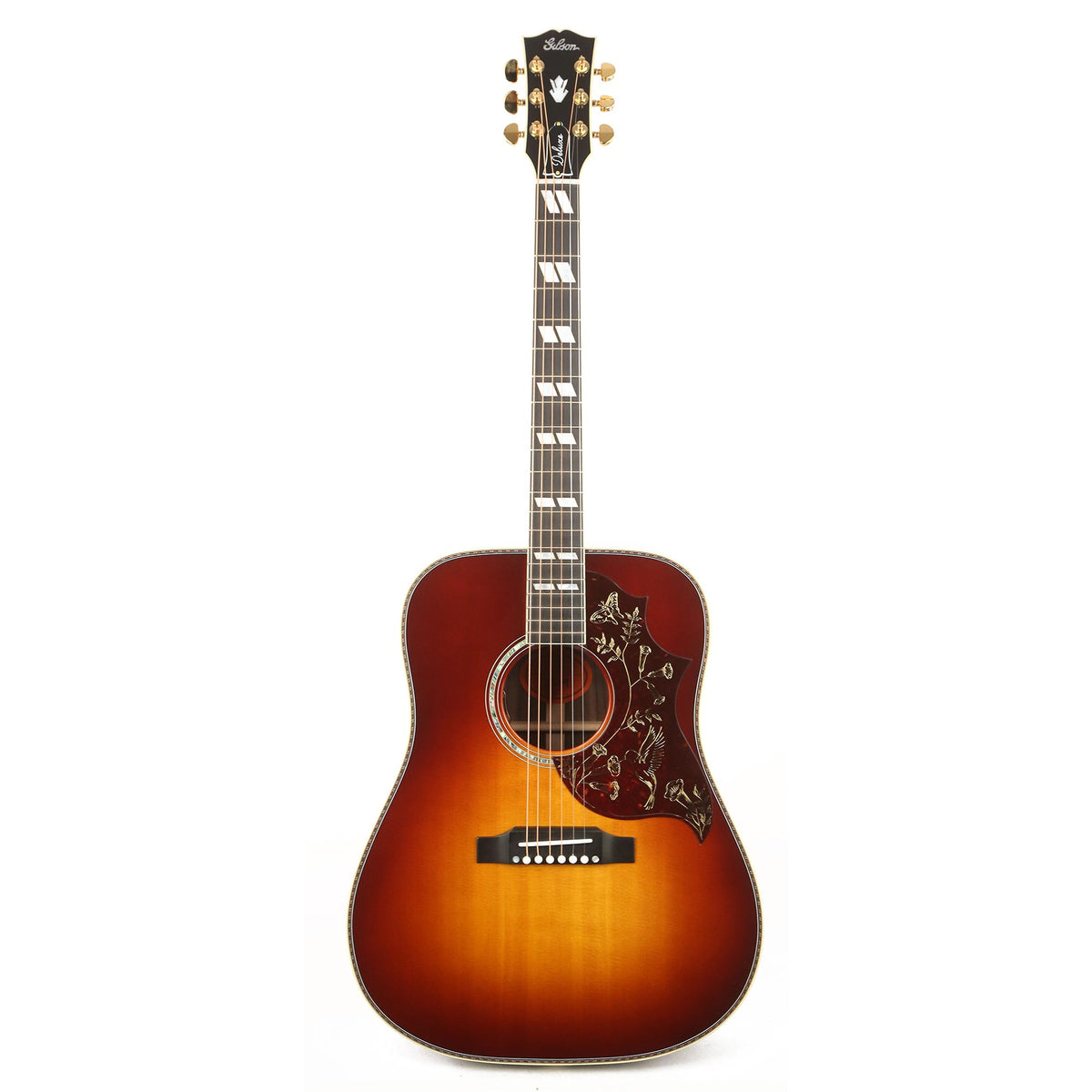 Gibson Hummingbird Deluxe Acoustic Rosewood Burst — 2
