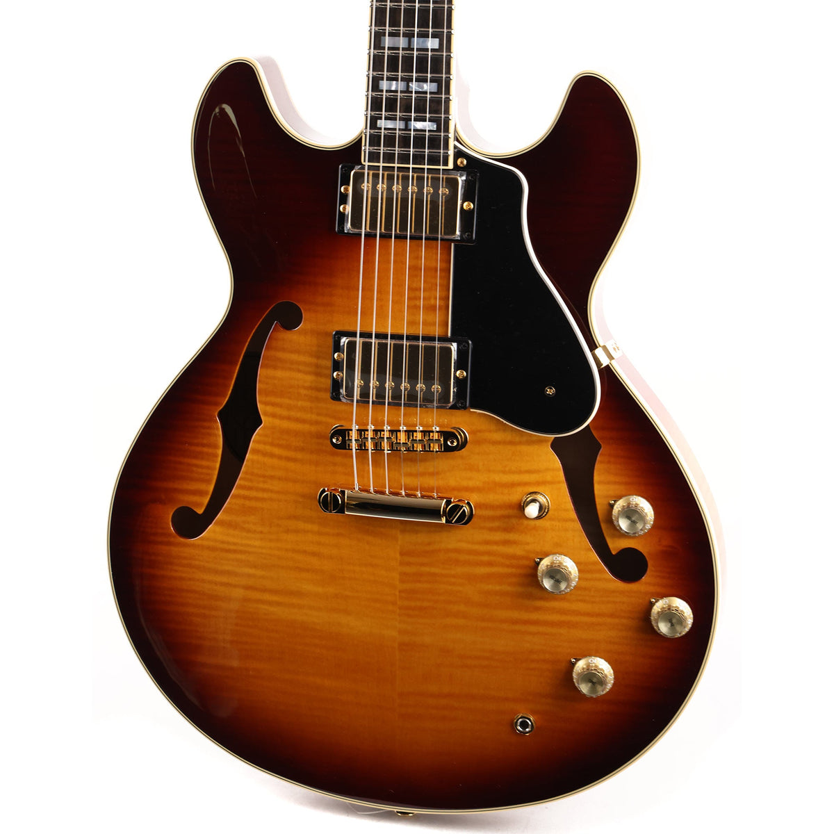 Yamaha SA2200 Semi-Hollow Violin Sunburst — 7