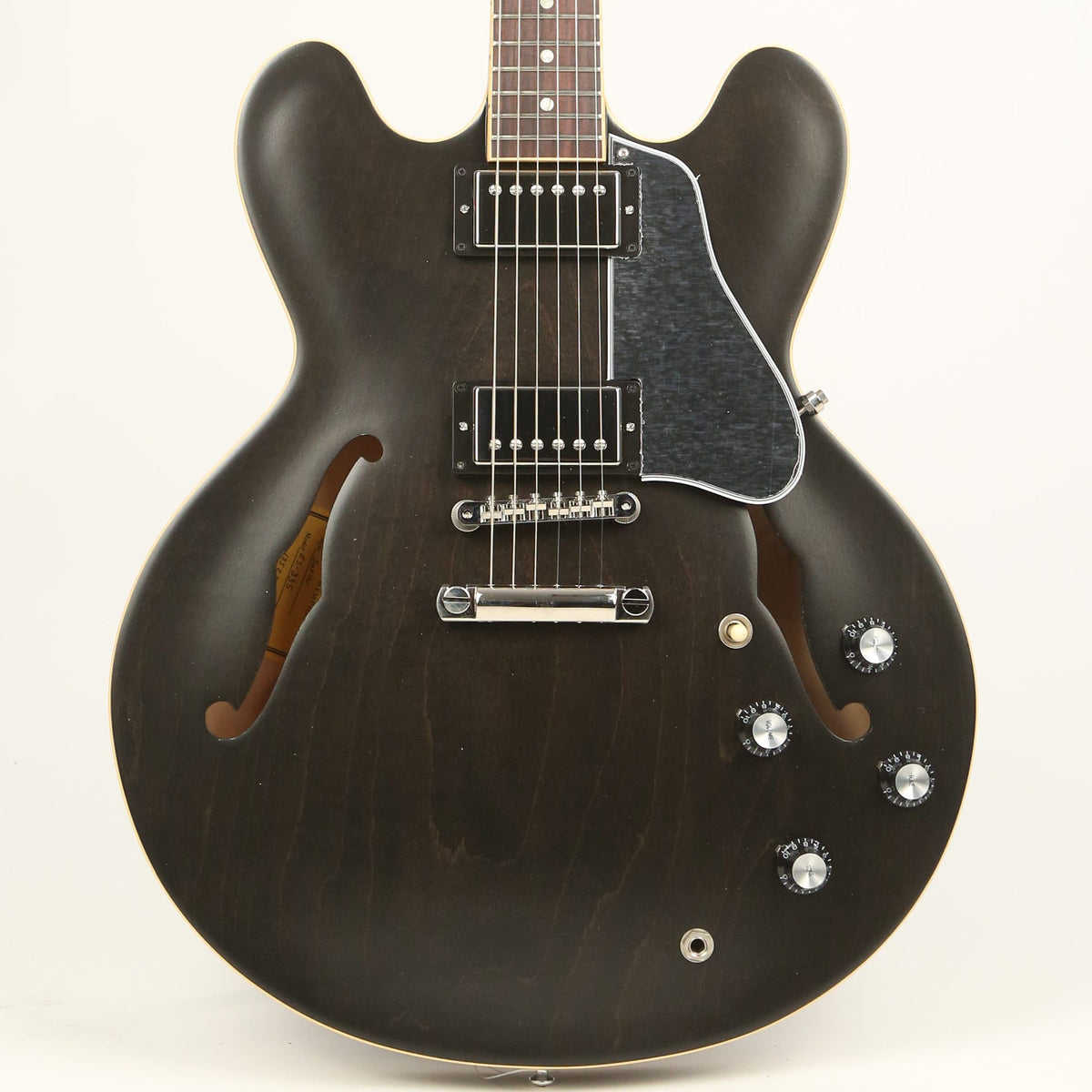 Gibson ES-335 Dot Satin Transparent Black — 1
