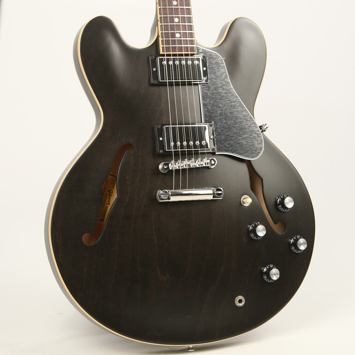 Gibson ES-335 Dot Satin Transparent Black — 6