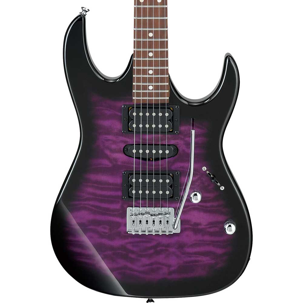 Ibanez GRX70QA GIO RX Transparent Violet Sunburst | The Music Zoo