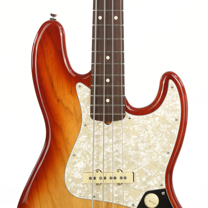 Fender American Professional Jazz Bass Limited Edition Lightweight Ash Sienna Sunburst