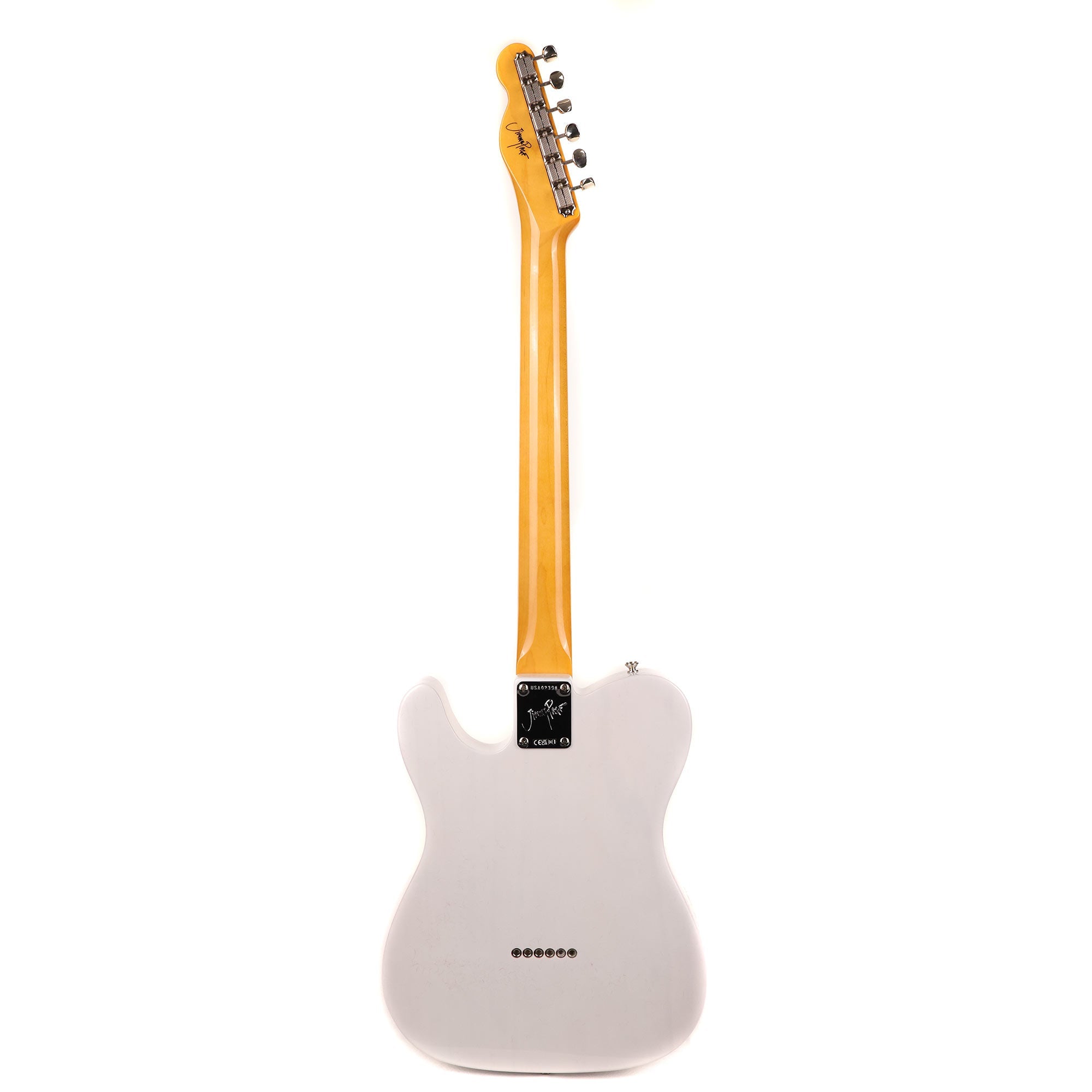 Fender Jimmy Page Mirror Telecaster White Blonde | The Music Zoo
