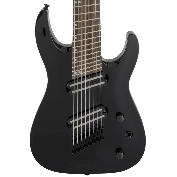Jackson X Series Dinky Arch Top DKAF8 MS Multi-Scale Gloss Black