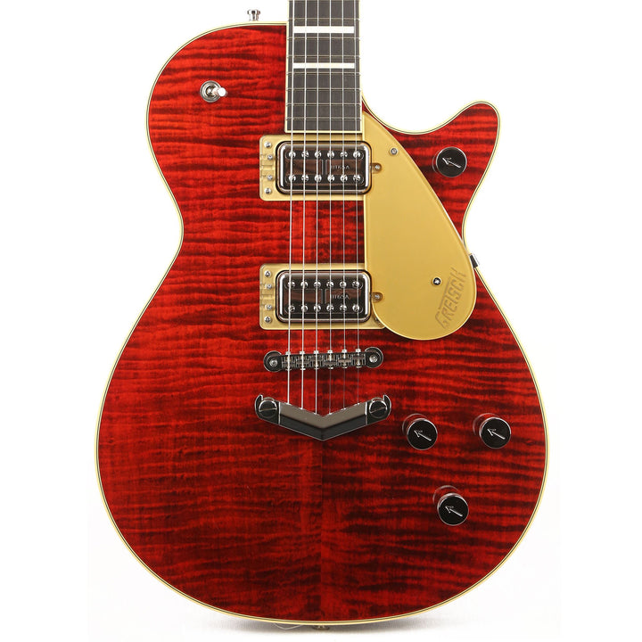 Gretsch G6228FM Players Edition Jet BT with V-Stoptail Flame Maple Crimson Stain
