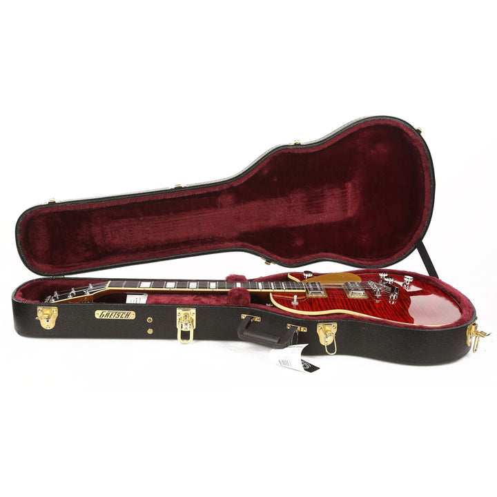 Gretsch G6228FM Players Edition Jet BT with V-Stoptail Flame Maple Crimson Stain