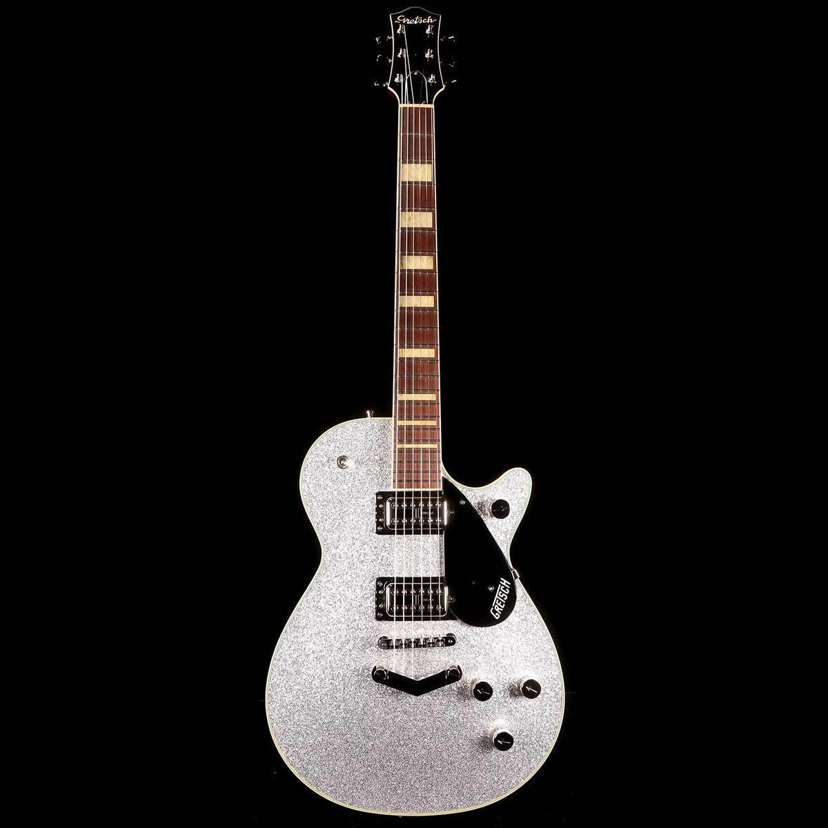 Gretsch G6229 Players Edition Jet BT with V-Stoptail Silver Sparkle — 2