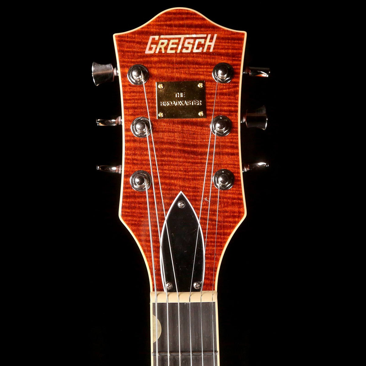 Gretsch G6659TFM Players Edition Broadkaster Jr. Center Block Single-Cut with String-Thru Bigsby Bourbon Stain — 4