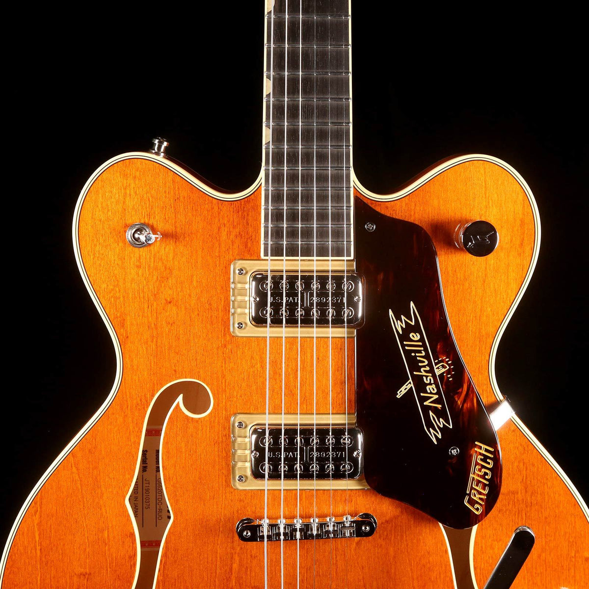 Gretsch G6620T Players Edition Nashville Center Block Double-Cut with String-Thru Bigsby Round-Up Orange — 7