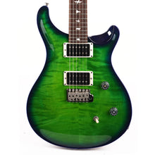 PRS CE24 Eriza Verde with Black Burst and Blue Binding