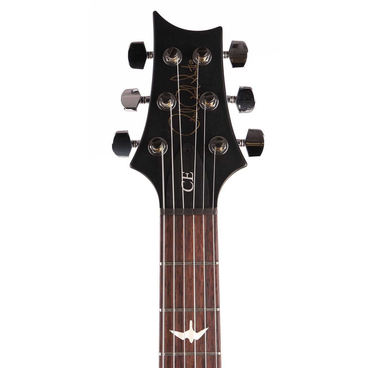 PRS CE24 Eriza Verde with Black Burst and Blue Binding — 4