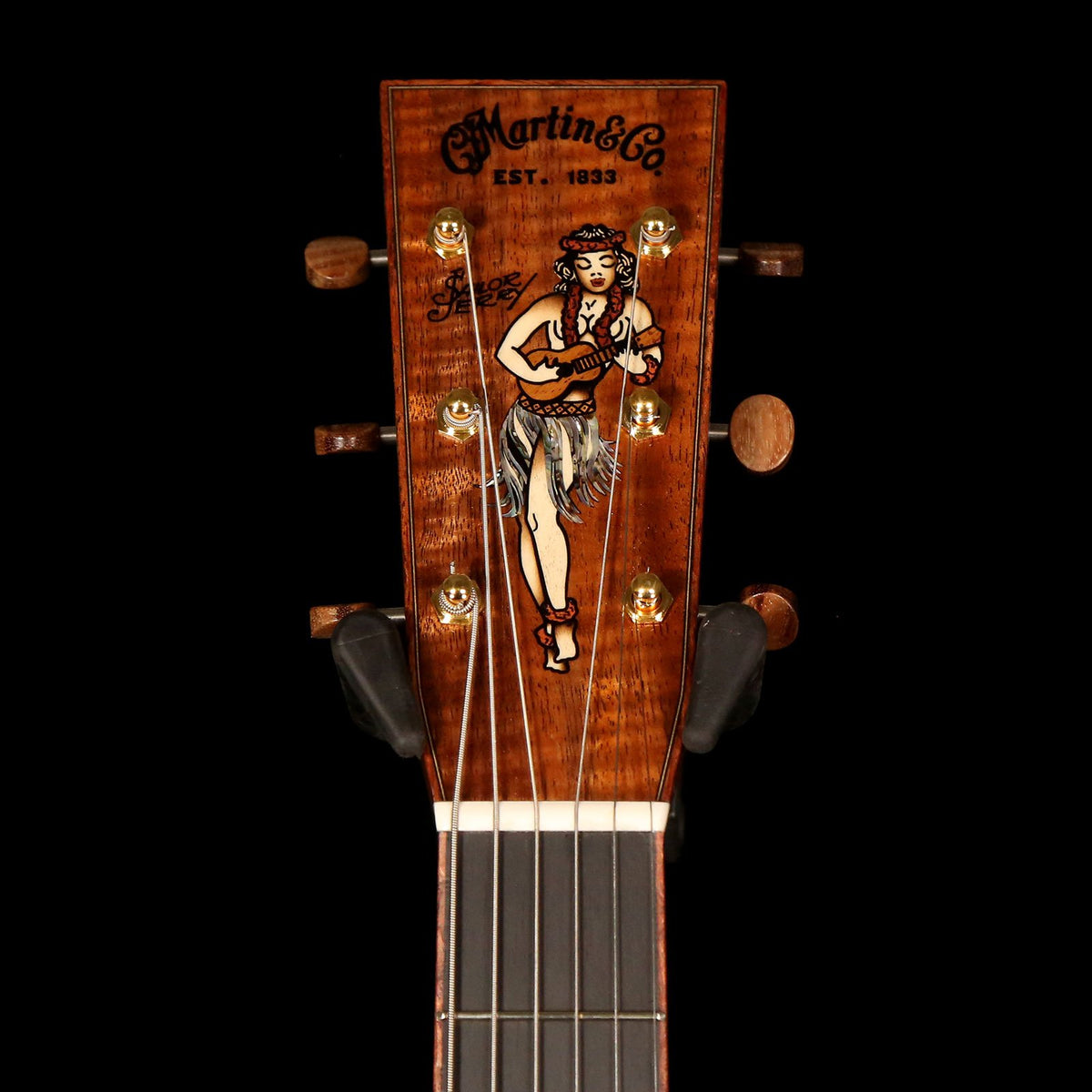 Martin Custom Shop D Homeward Bound Sailor Jerry Dreadnought Acoustic Natural — 4