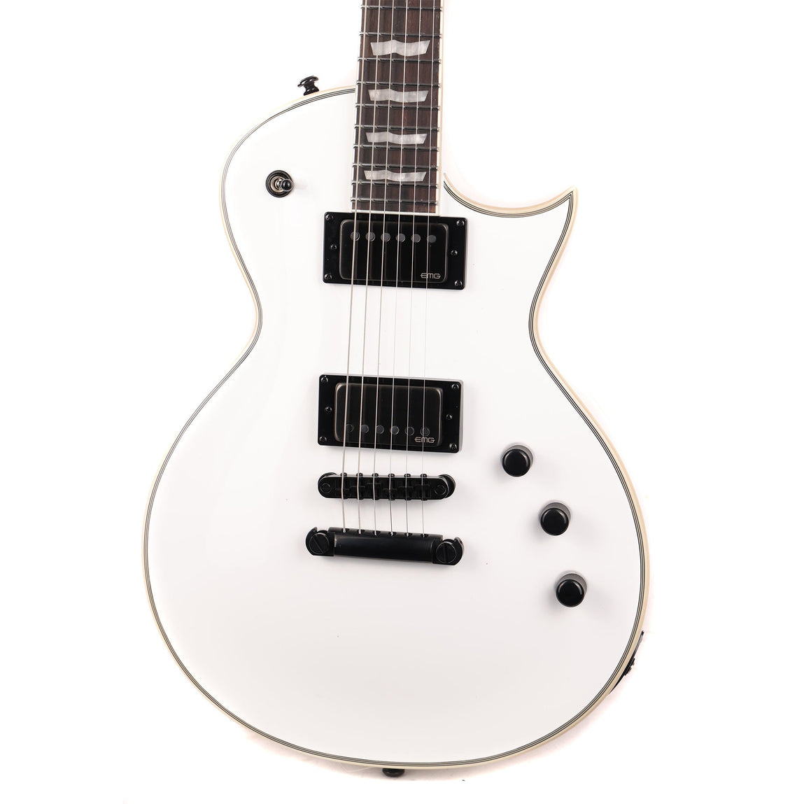 ESP LTD EC-1000T/CTM Snow White | The Music Zoo