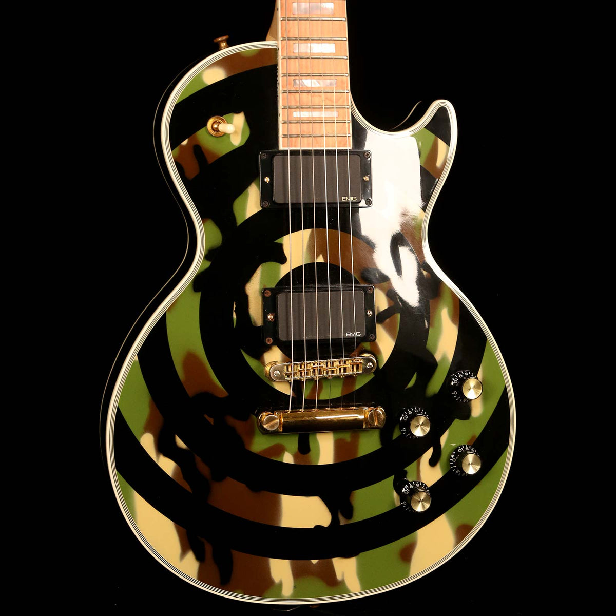 Gibson Custom Zakk Wylde Bullseye Camo Les Paul Custom — 6