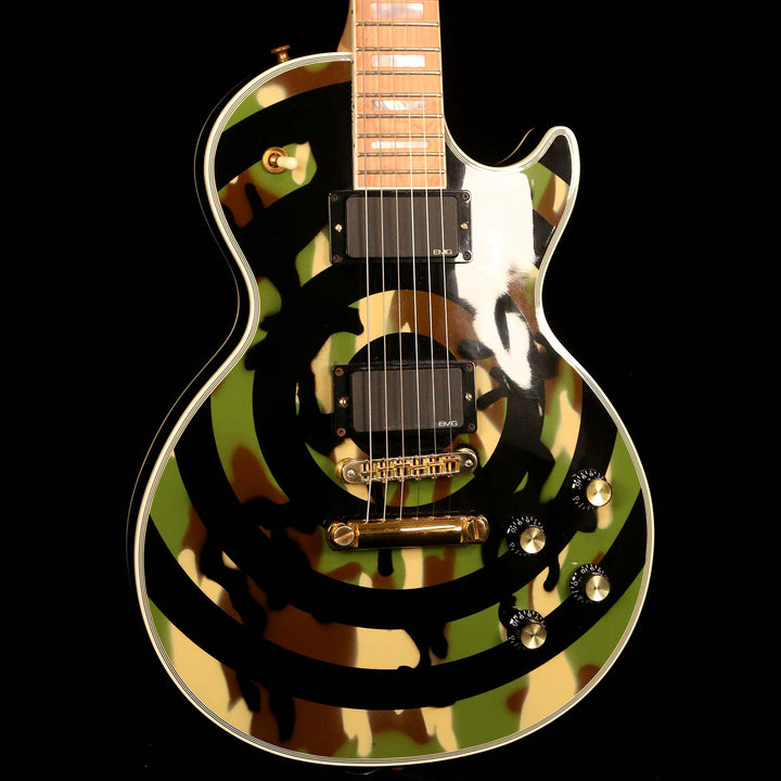 Gibson Custom Zakk Wylde Bullseye Camo Les Paul Custom