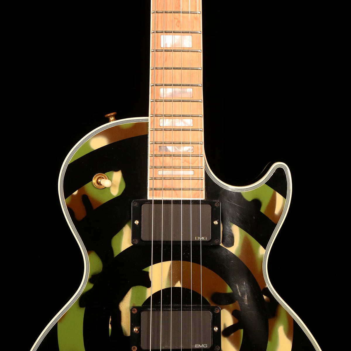 Gibson Custom Zakk Wylde Bullseye Camo Les Paul Custom — 7