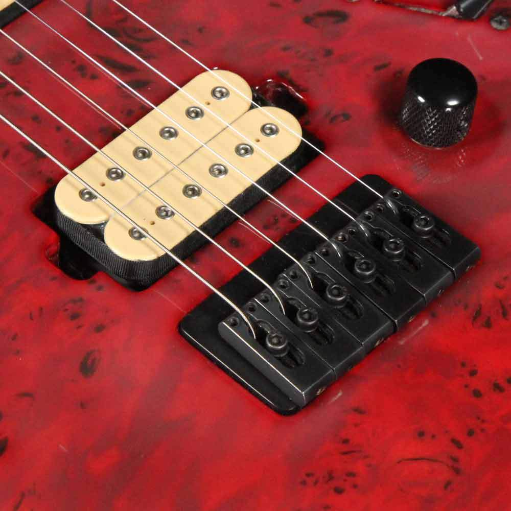 Mayones Regius 25th Anniversary Burl Top Transparent Red — 4
