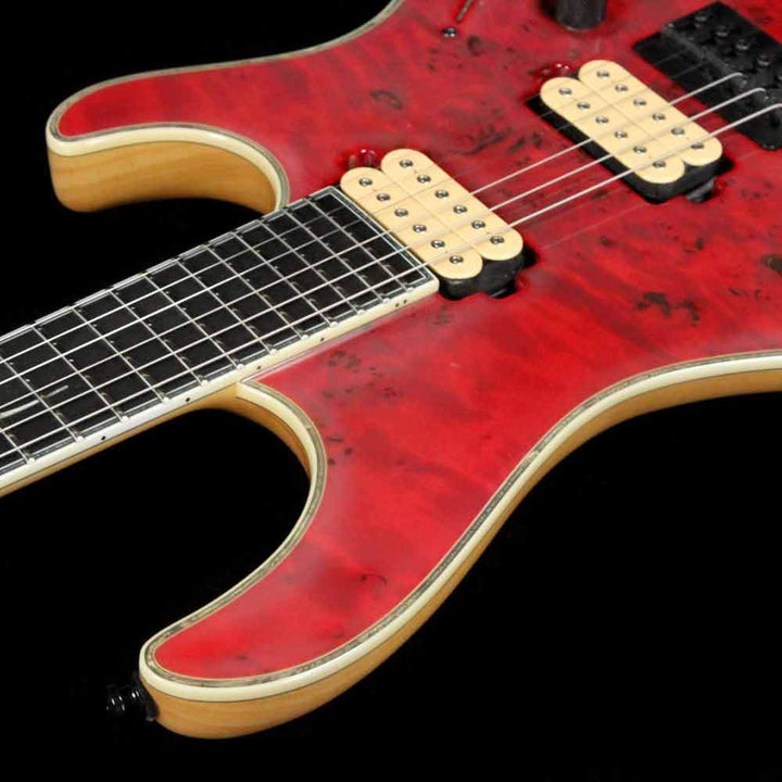 Mayones Regius 25th Anniversary Burl Top Transparent Red