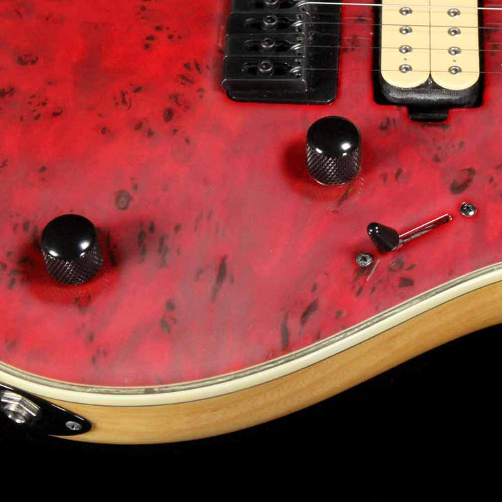 Mayones Regius 25th Anniversary Burl Top Transparent Red