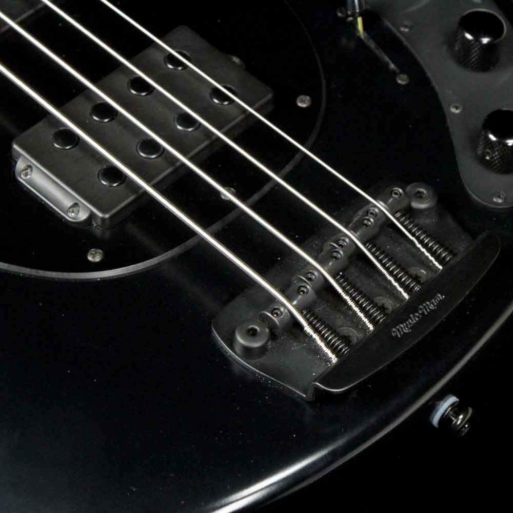Ernie Ball Music Man StingRay HH Bass Stealth Black 2017 — 5