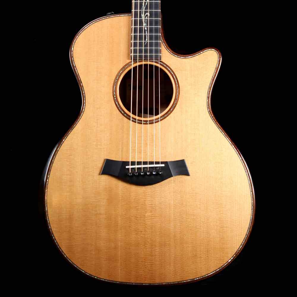 Taylor K14ce Builder's Edition V-Class Silent Satin Kona Burst — 1